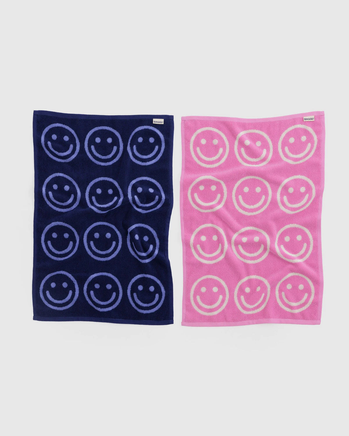 Hand Towel Set - Happy Pink Blue