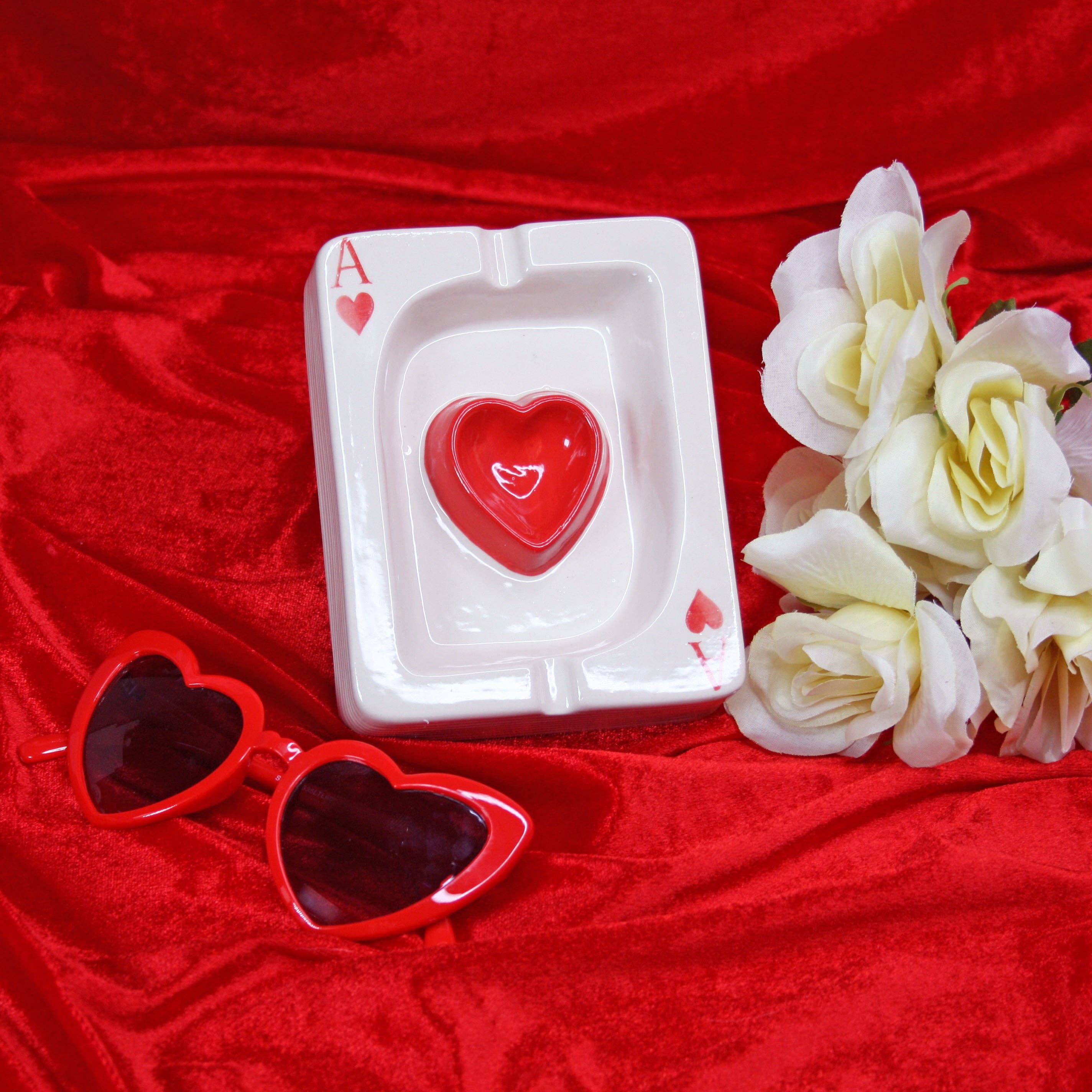 Ace of Hearts Ashtray - Downerss
