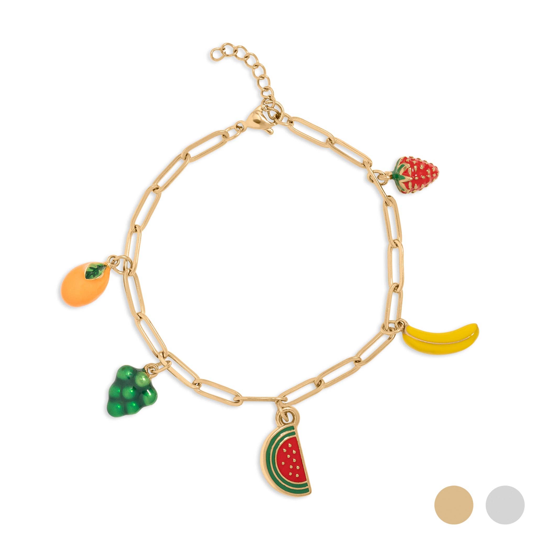 Fruit Charm Bracelet