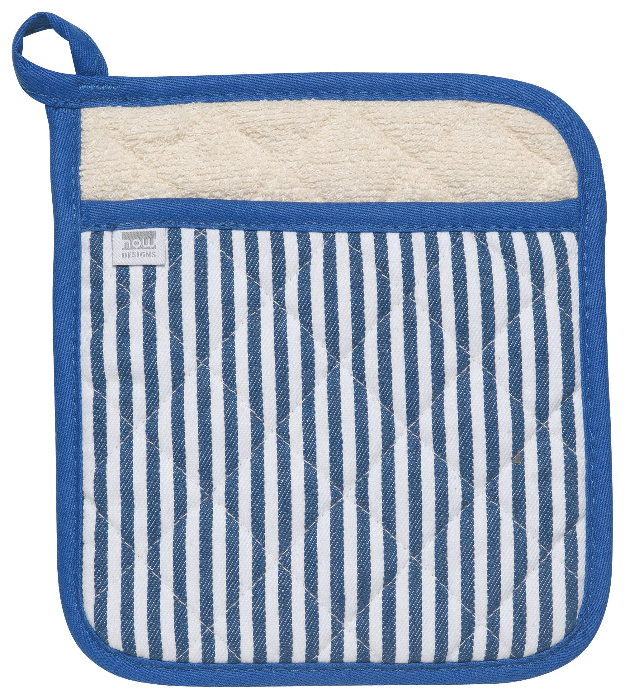 Blue Narrow Stripe Potholder