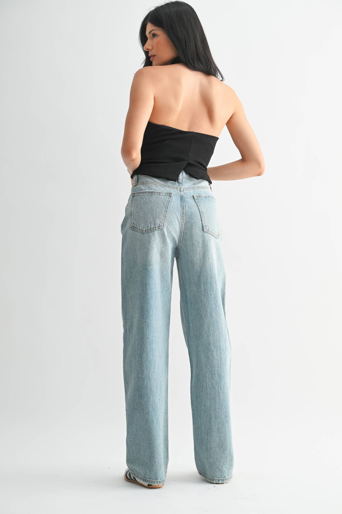 High Waisted Skater Jean