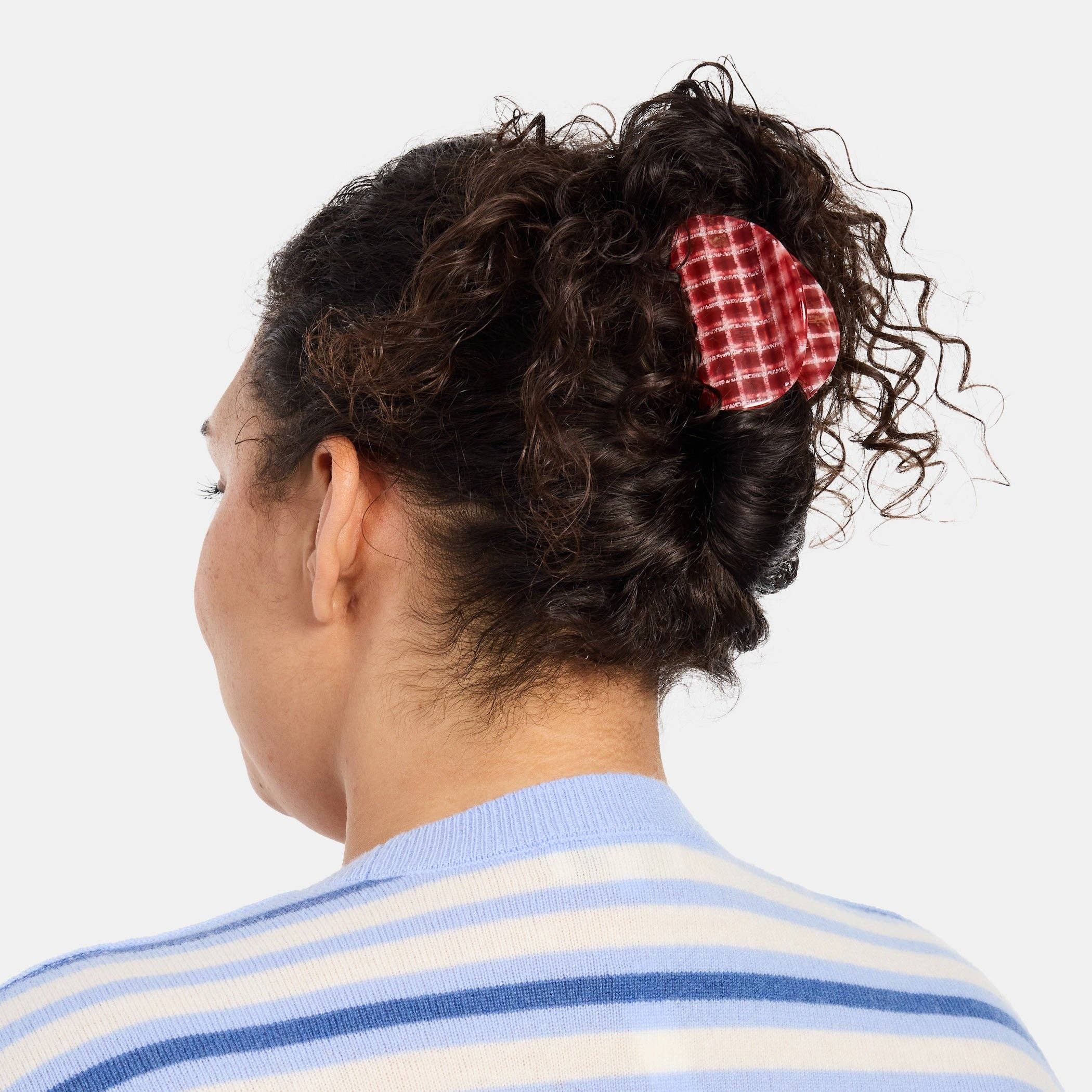 Juno Claw in Red Plaid