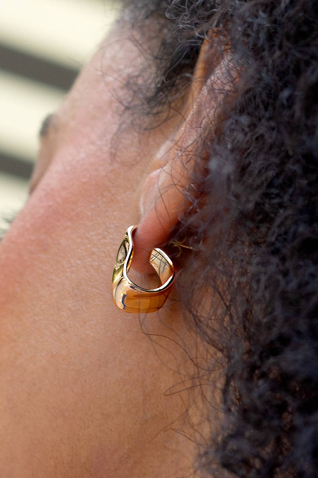 Chloe Hoops: Silver