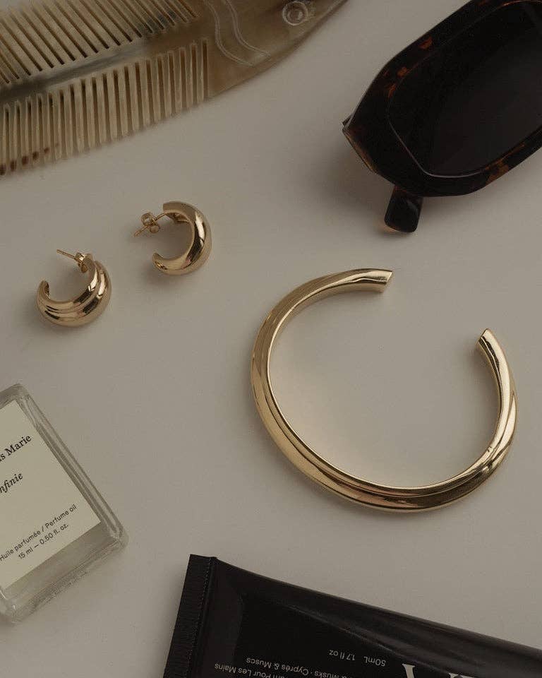 Grande Sofie Volume Hoops - Gold