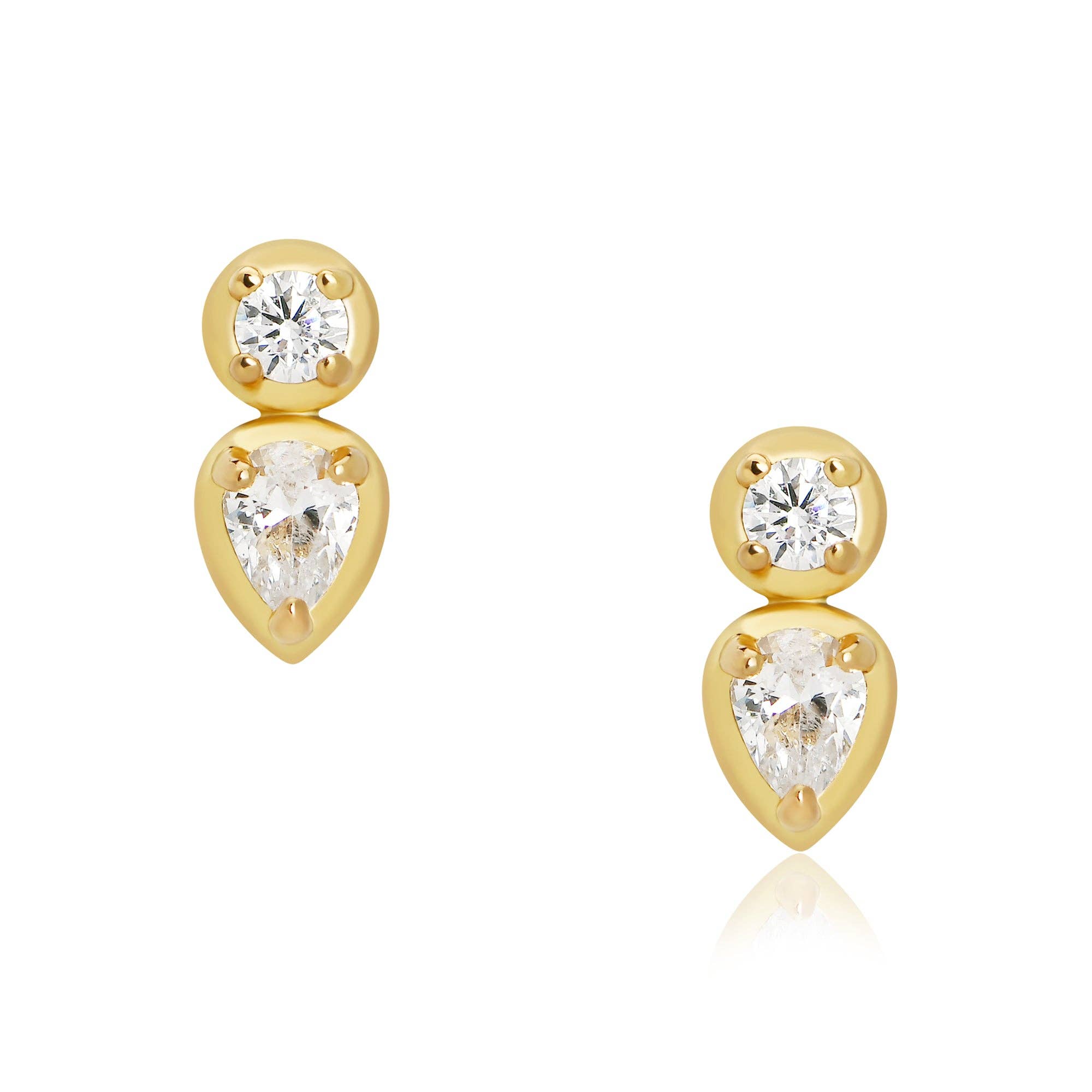 Mod + Jo - Raven Stacked Studs