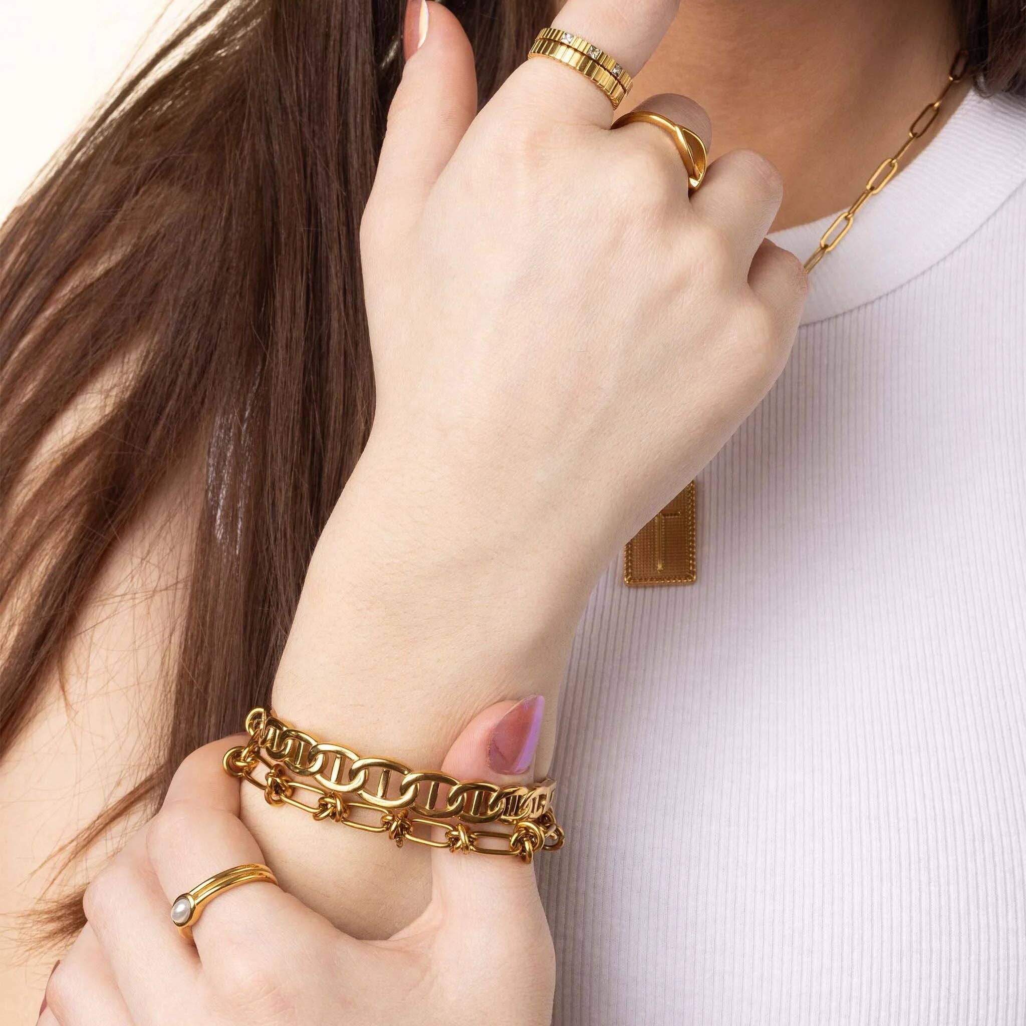 Knotted Chain Bracelet