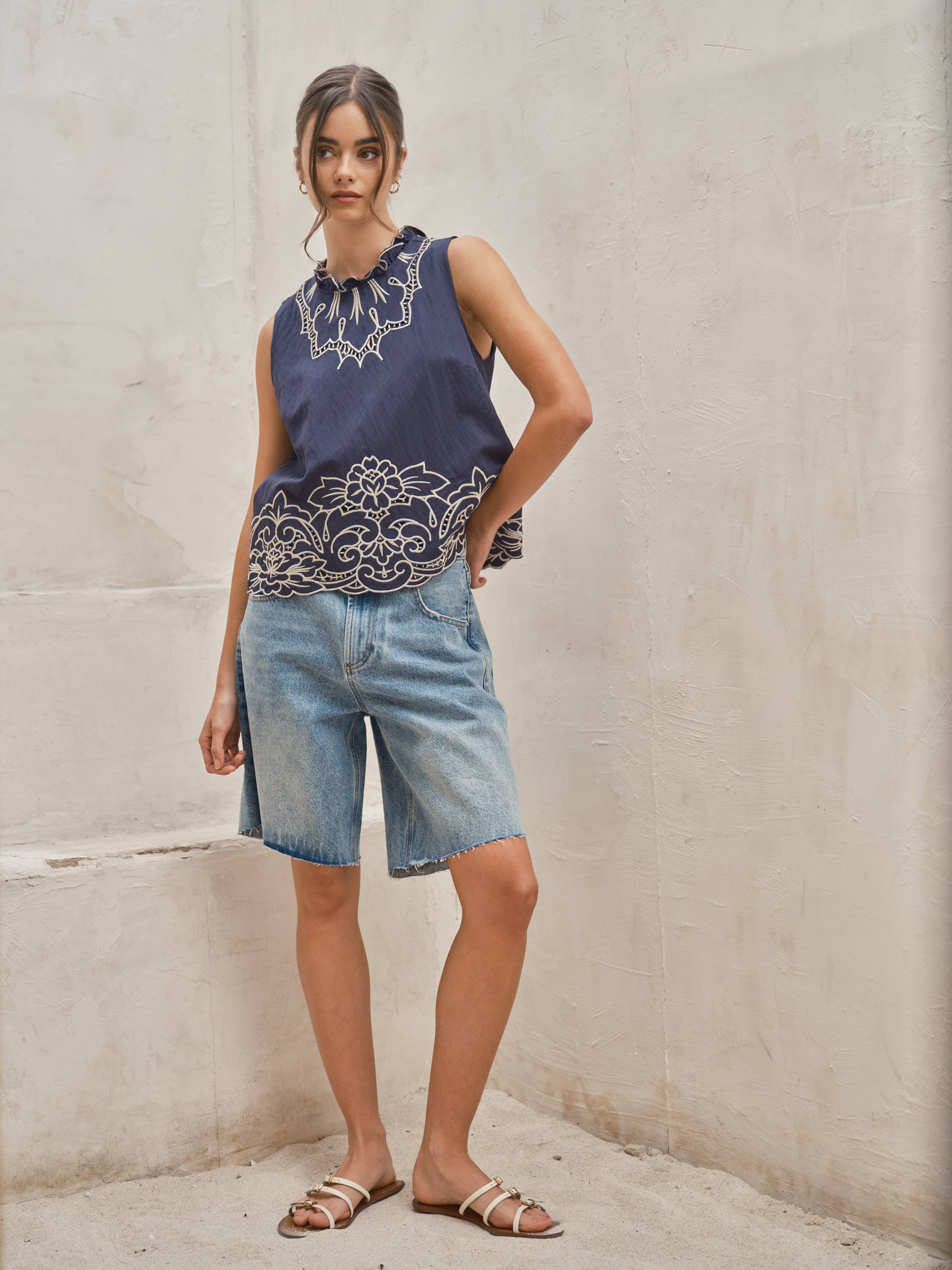 Bermuda Denim Shorts