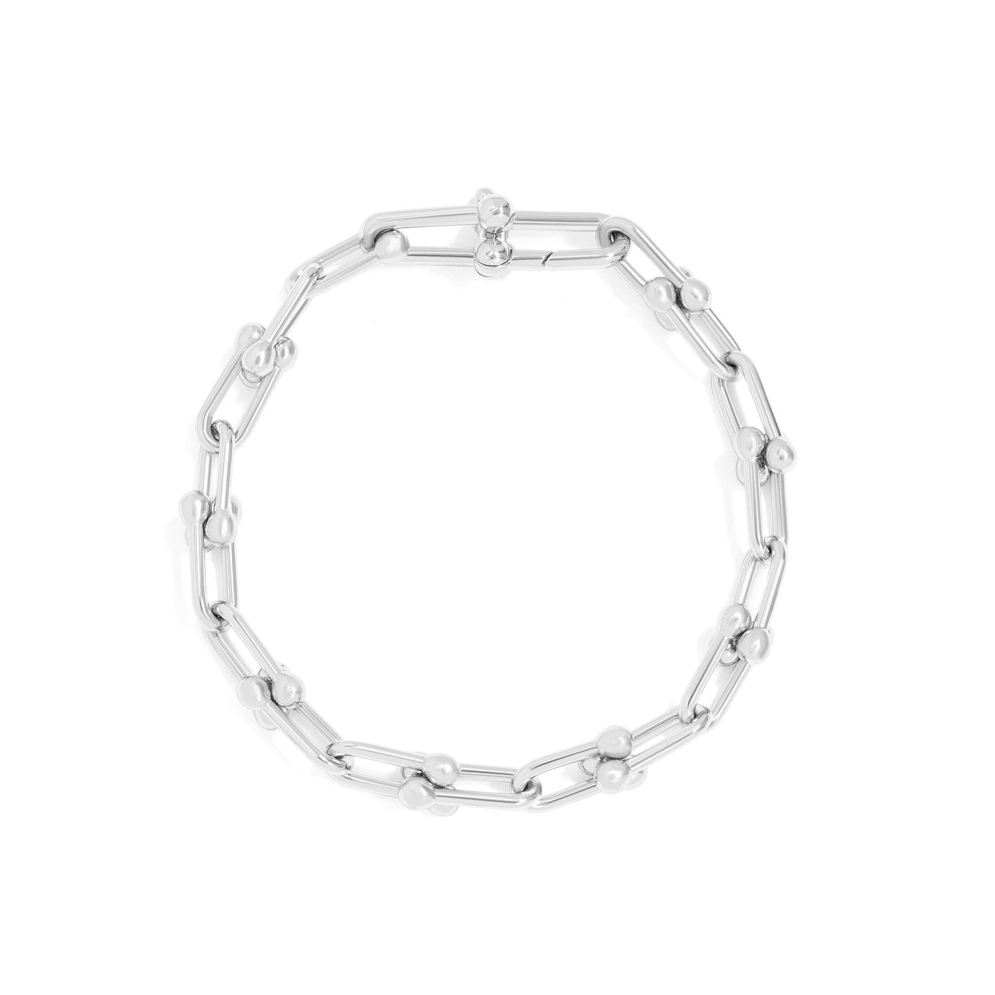 Stainless Steel Hardware Chain Bracelet