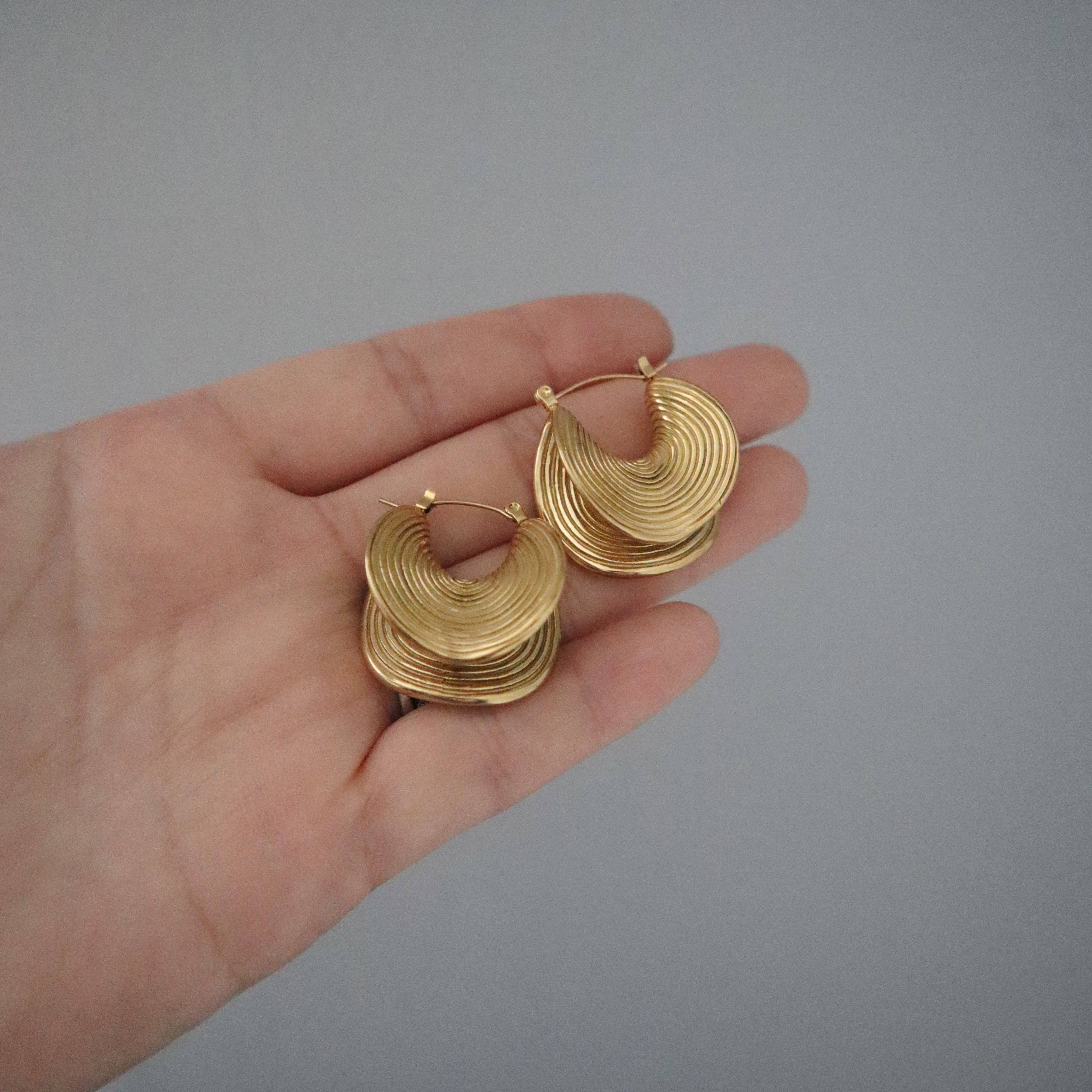 Devon Folded Hoops
