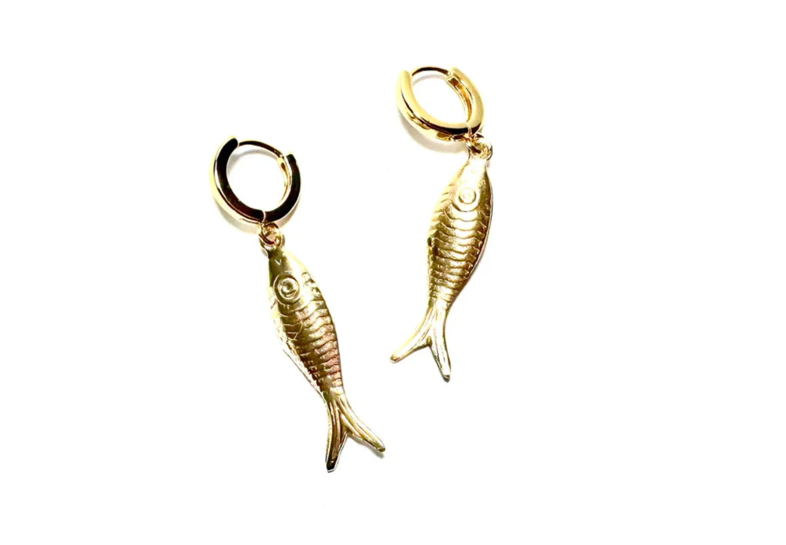 Fish Earrings - Gold