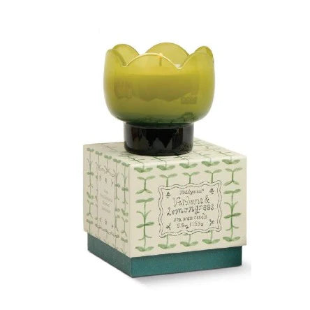 Tulip 5.5oz Milky Glass - Verbena & Lemongrass