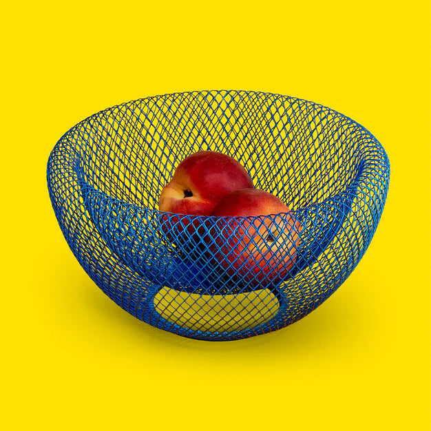 Blue Wire Mesh Bowls - MoMa - Downerss