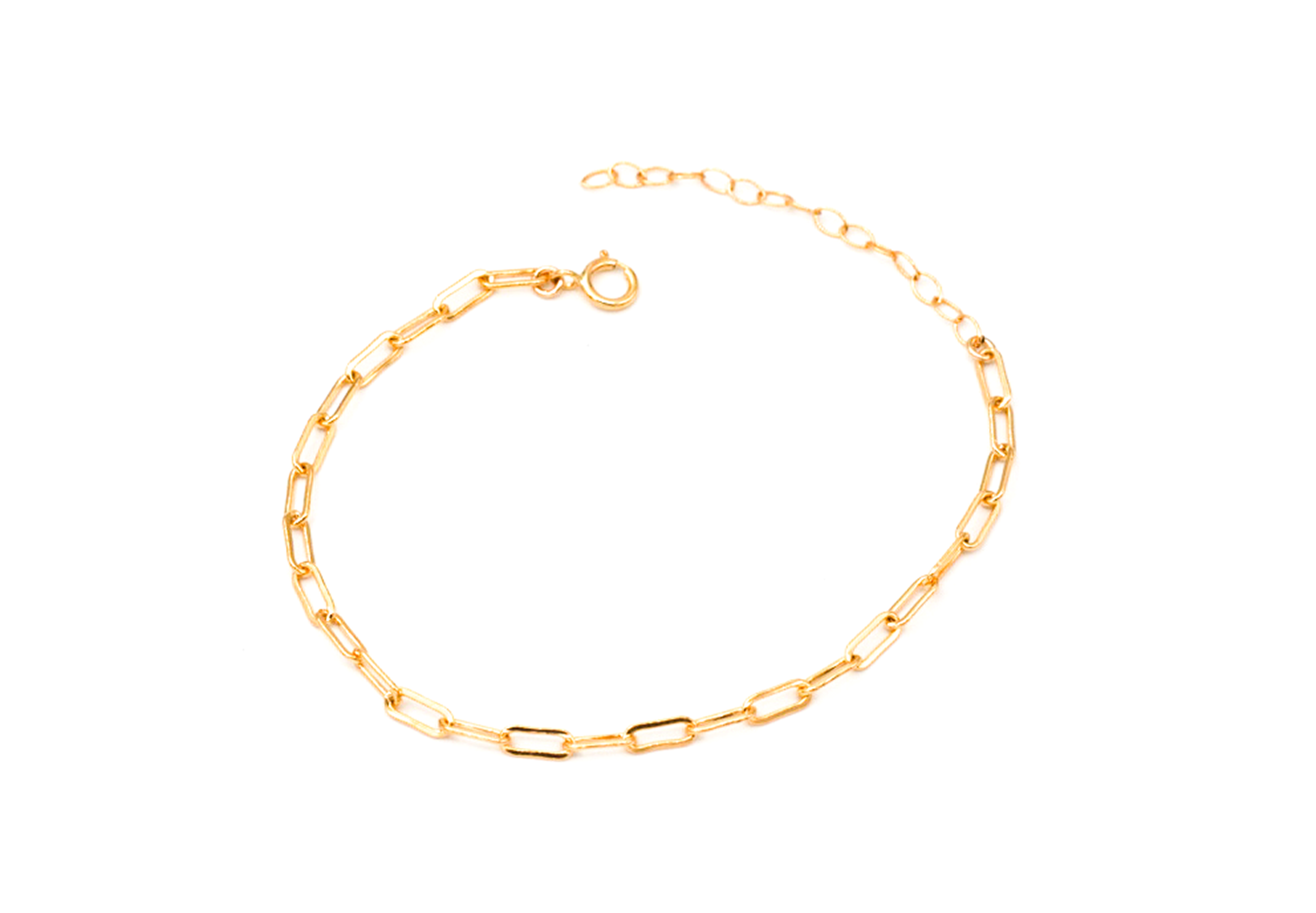 Solid Link Chain Bracelet - Downerss
