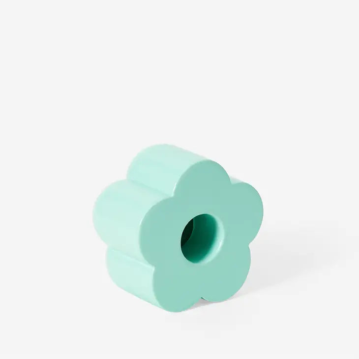 Poppy Incense/Candle Holder - Blue