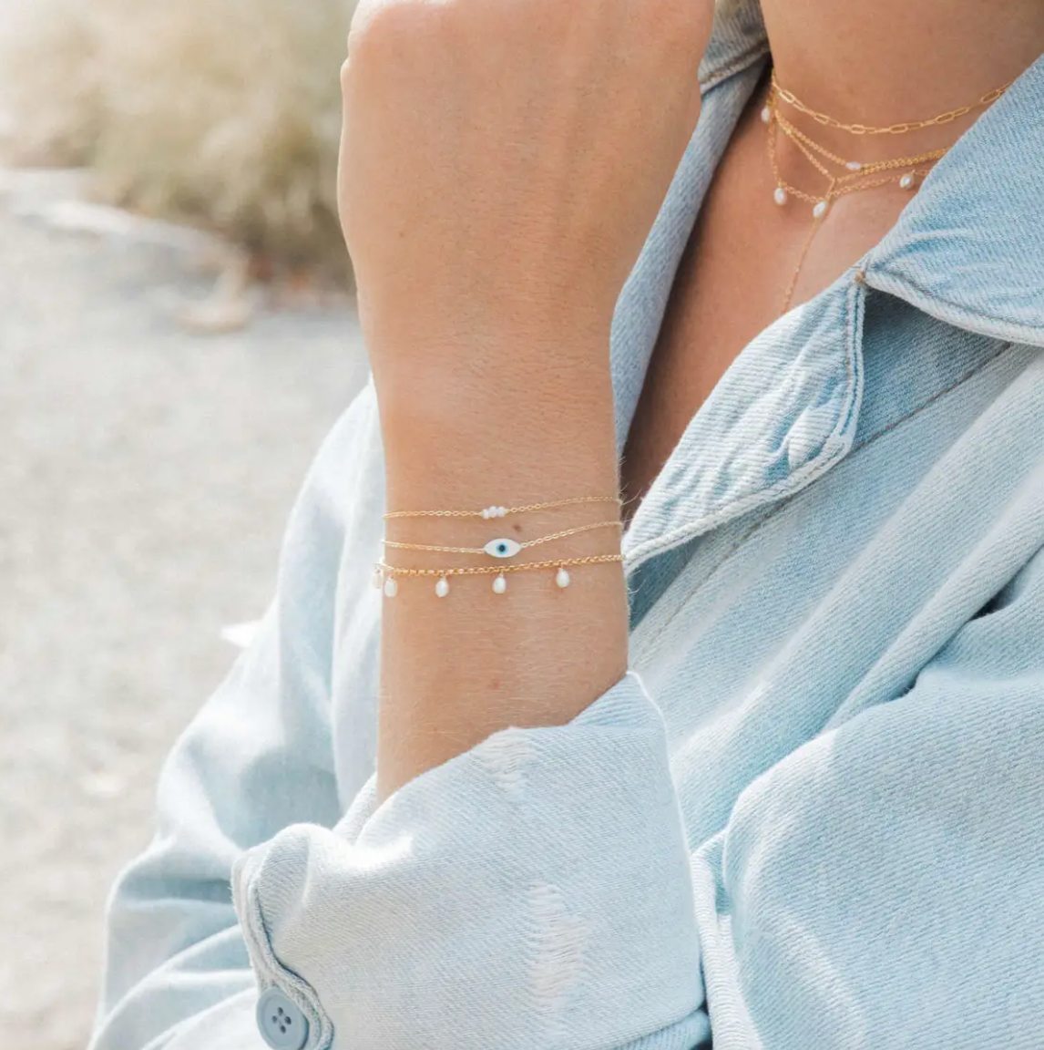 Little Evil Eye Bracelet - Downerss