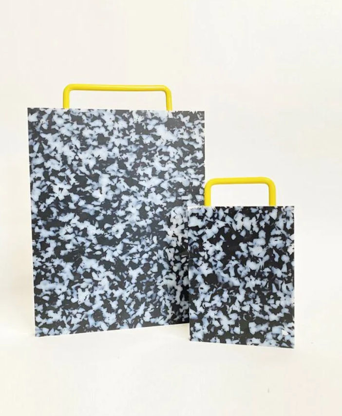 LARGE CUTTING BOARD - BLACK/WHITE - Downerss