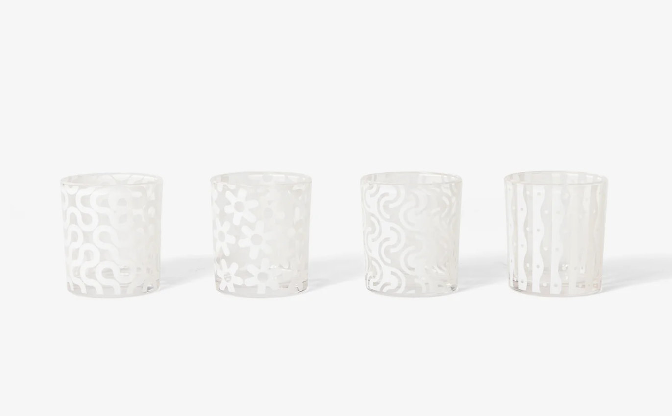 Dusen Dusen Pattern Glasses