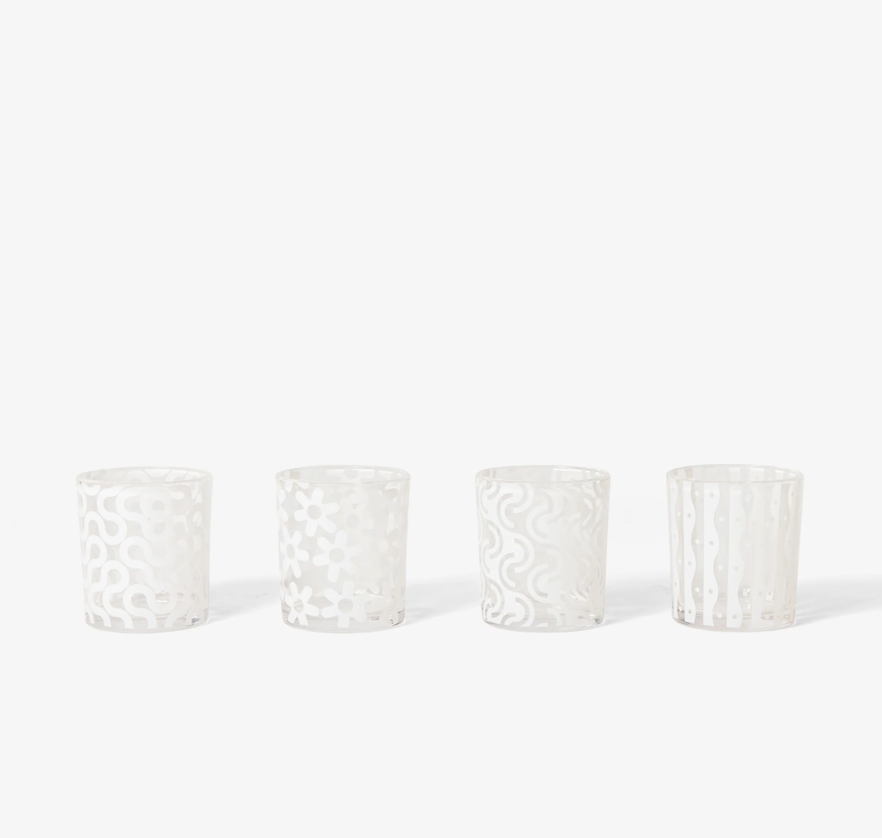 Dusen Dusen Pattern Glasses