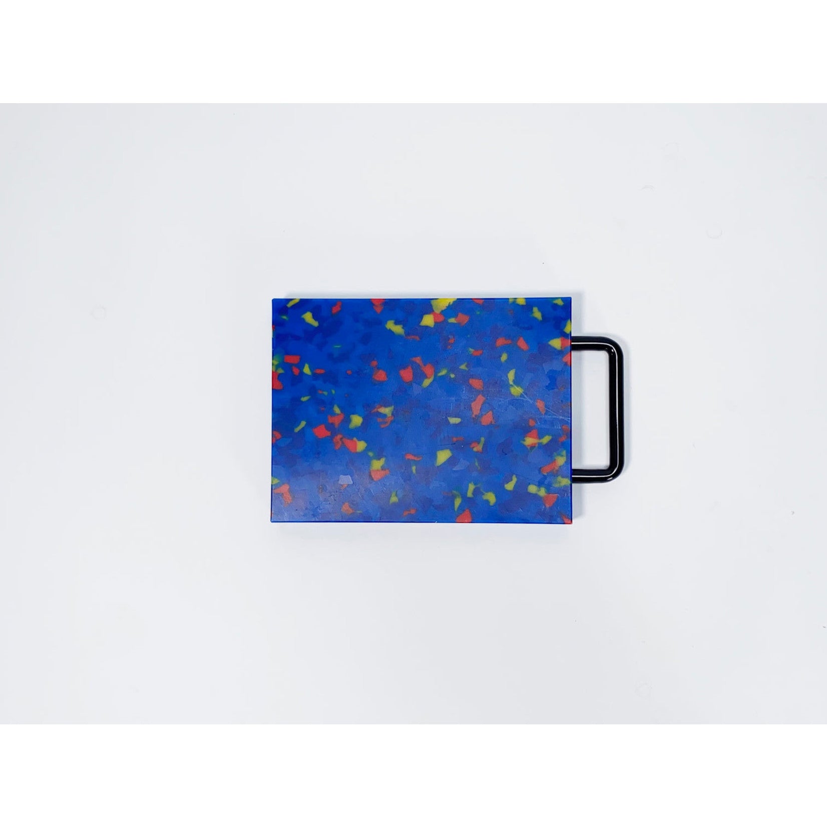SMALL CUTTING BOARD - BLUE/BLACK
