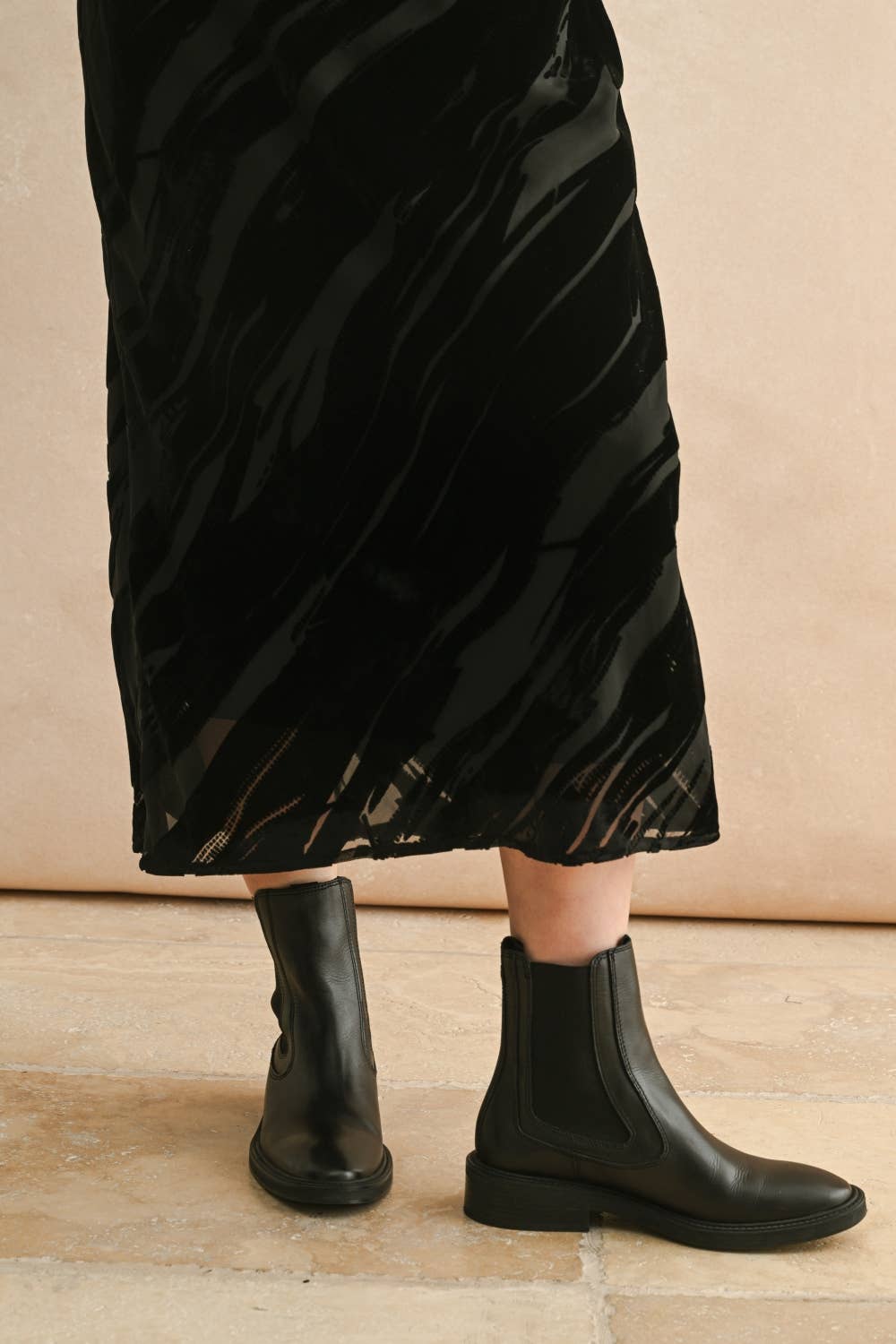 Velvet Textured Maxi Dress