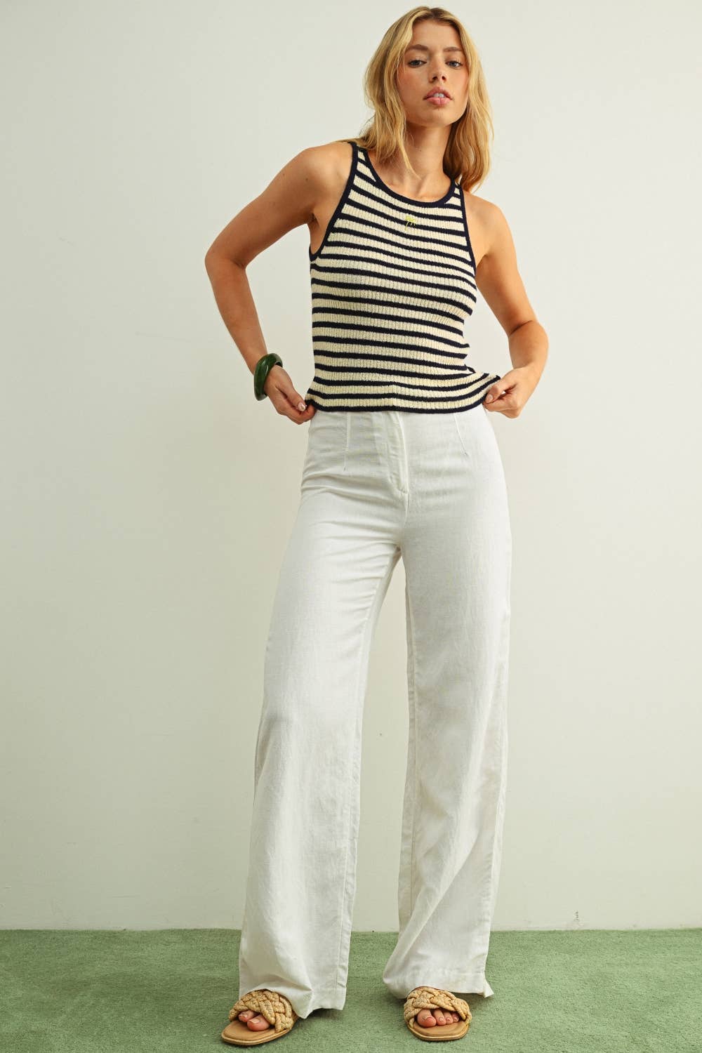 Striped Summer Knit Tank