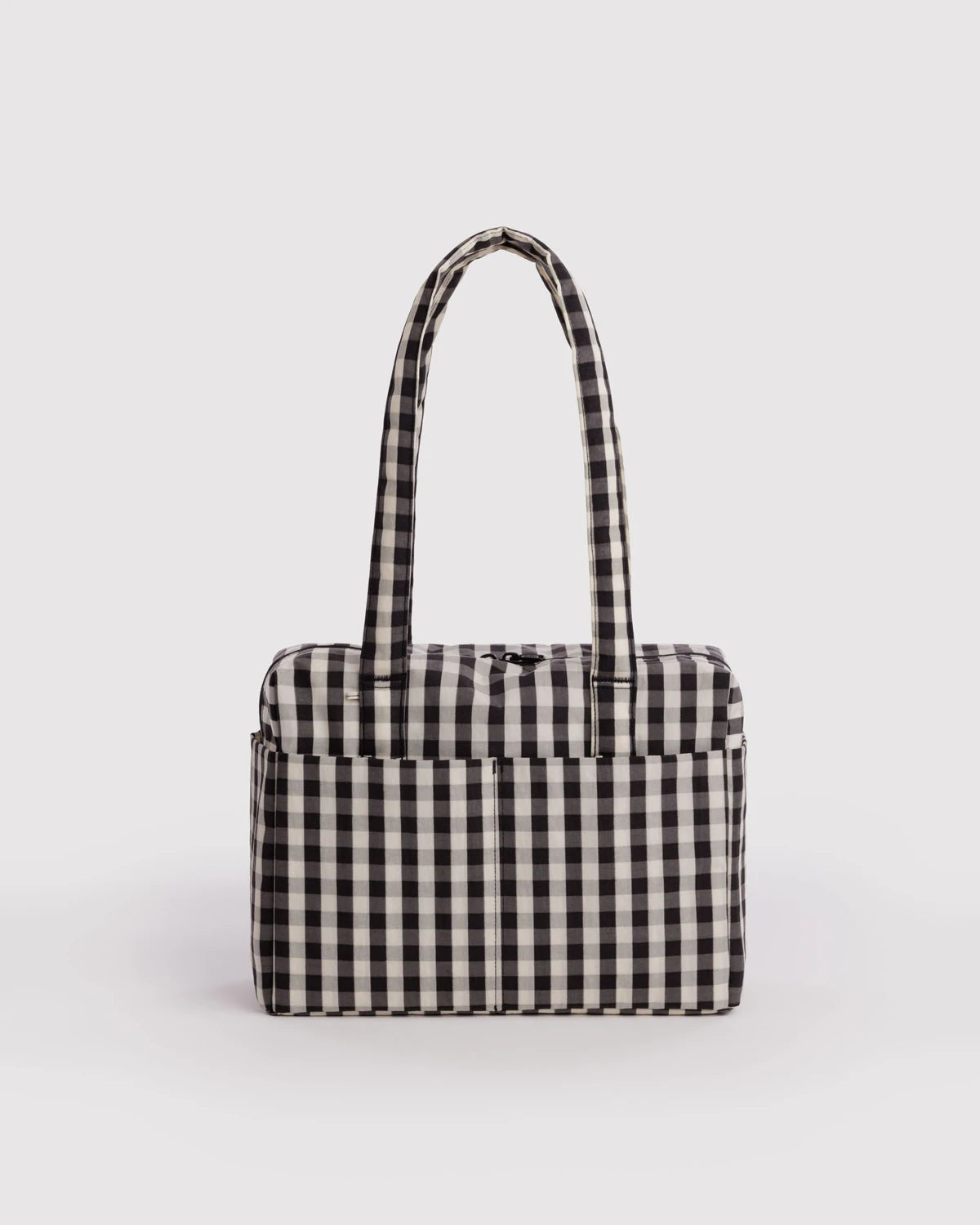 Everyday Cloud Bag -  Black And Cream Gingham