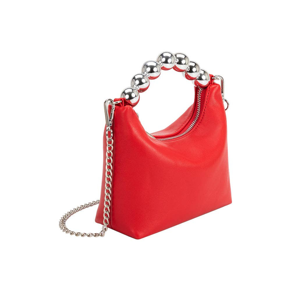 Esme Red Recycled Vegan Crossbody Bag