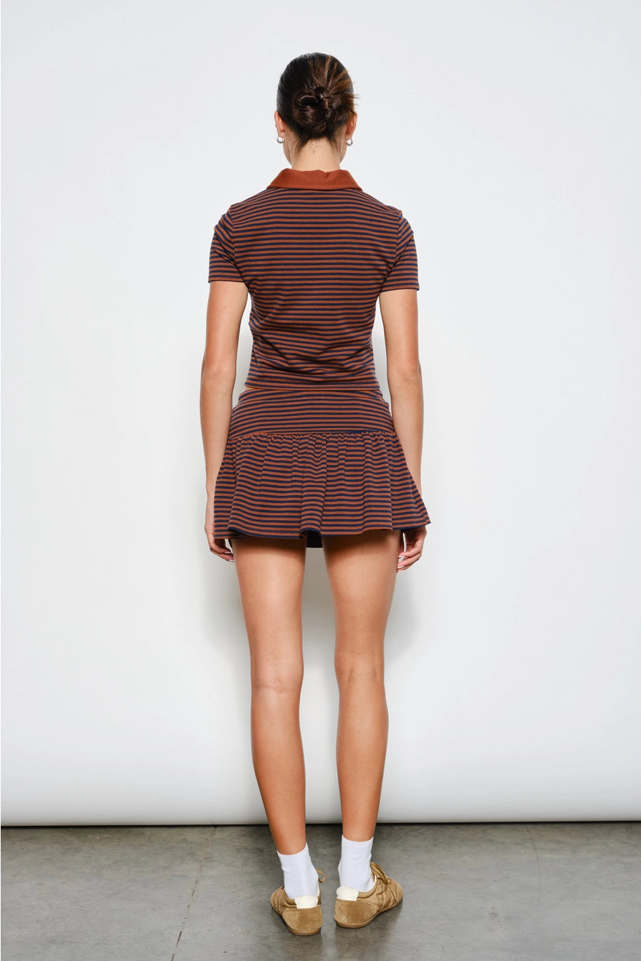 Franklin Striped Polo Tee