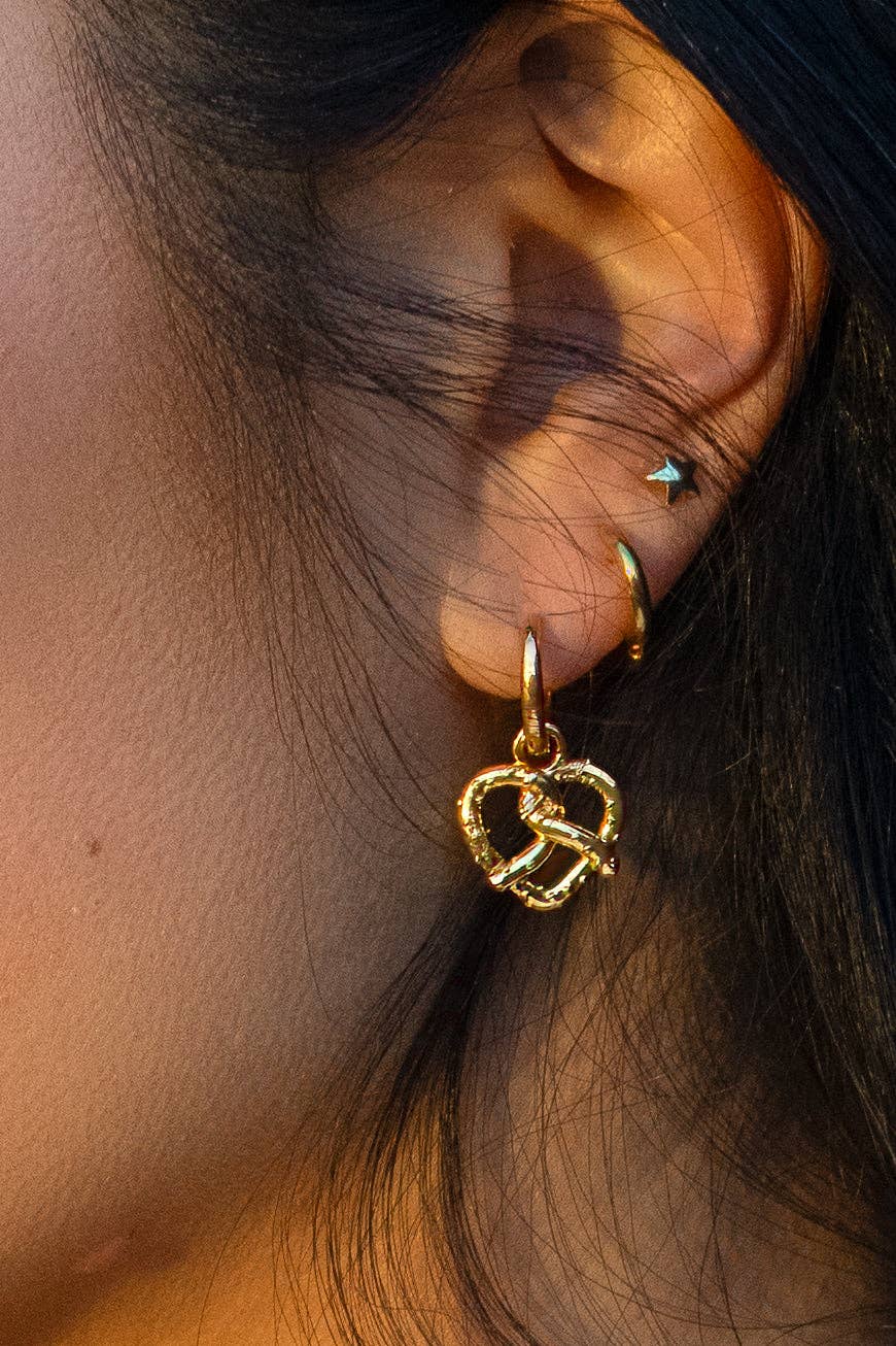 Twist Me Up Hoops - 18K Gold Plated