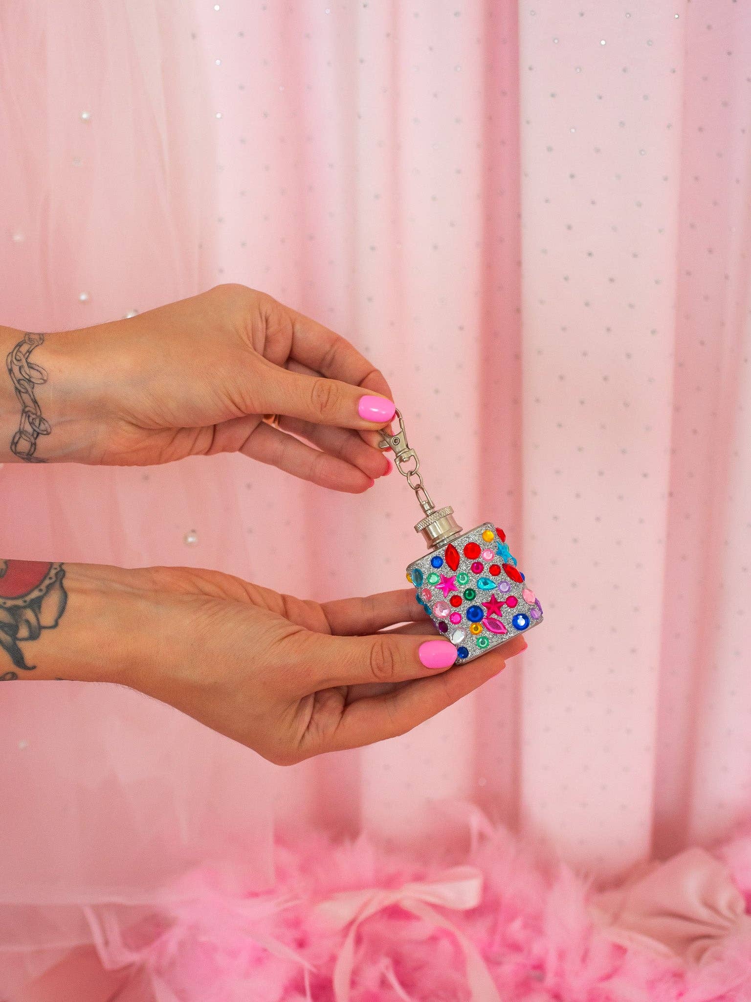 Pretty Pretty Princess Mini Flask Keychain 