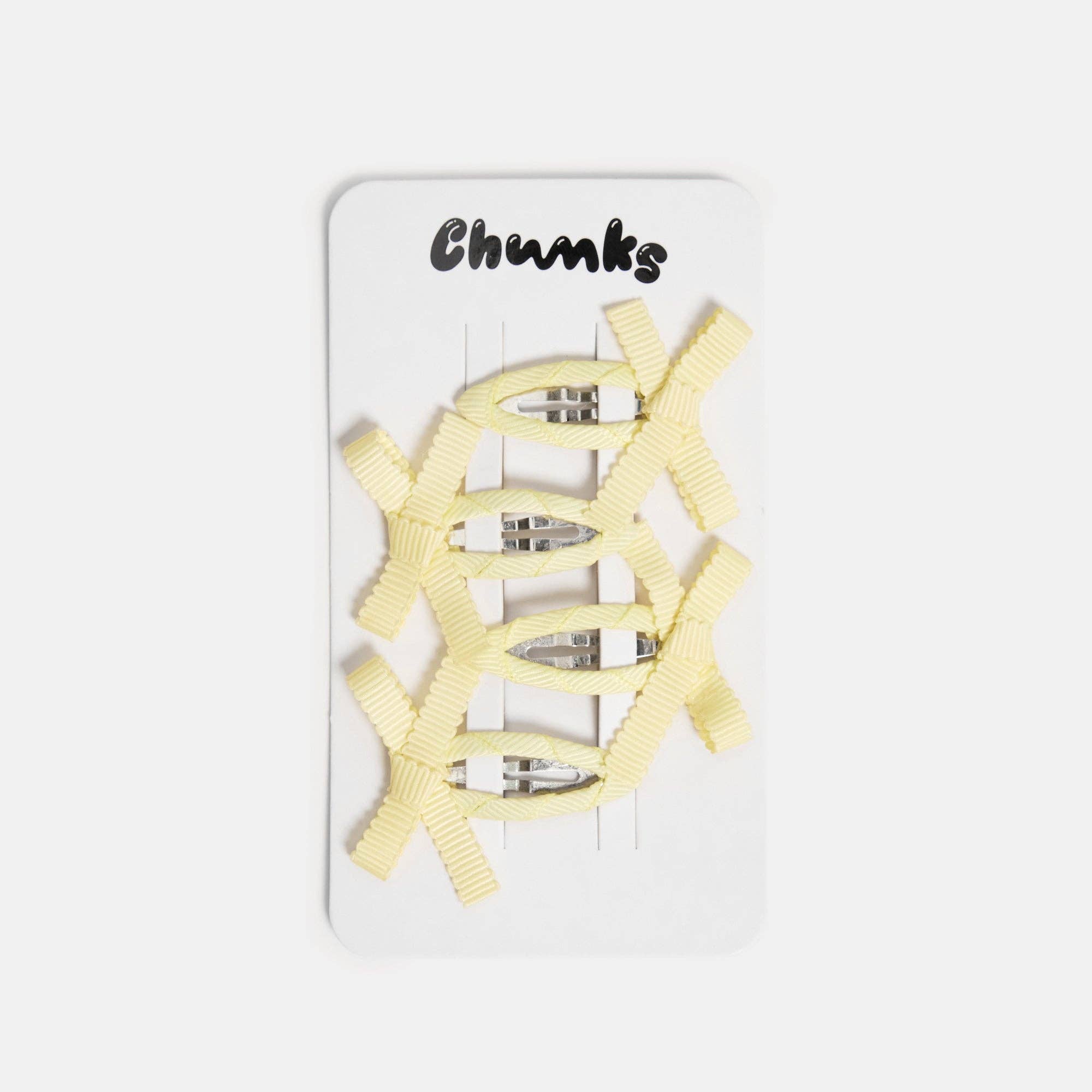 Bow Snap Clips in Butter - Downerss