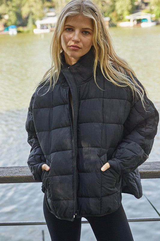 Black Quilted Jacket