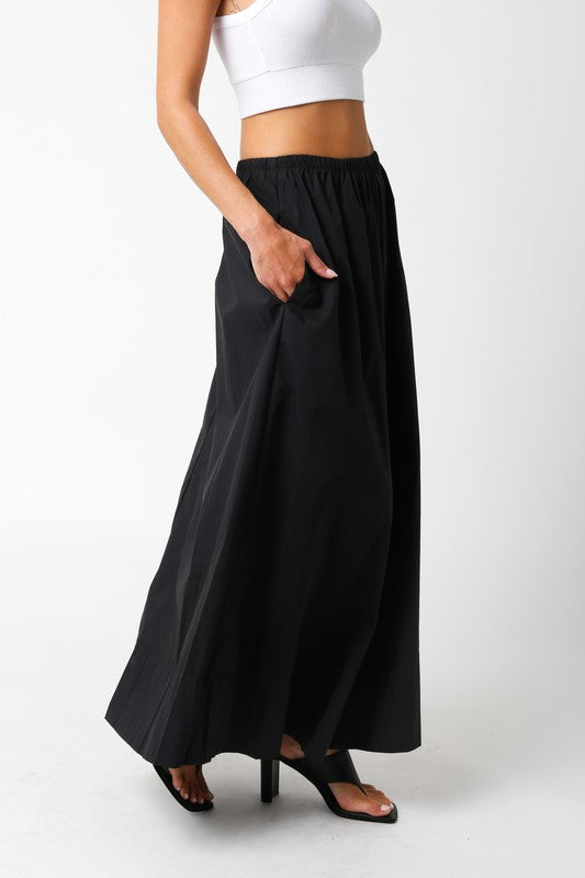 Jeany Maxi Skirt - Black