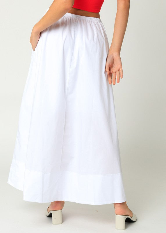 Jeany Maxi Skirt - White