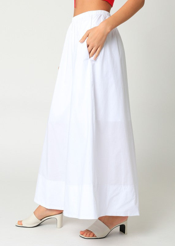 Jeany Maxi Skirt - White