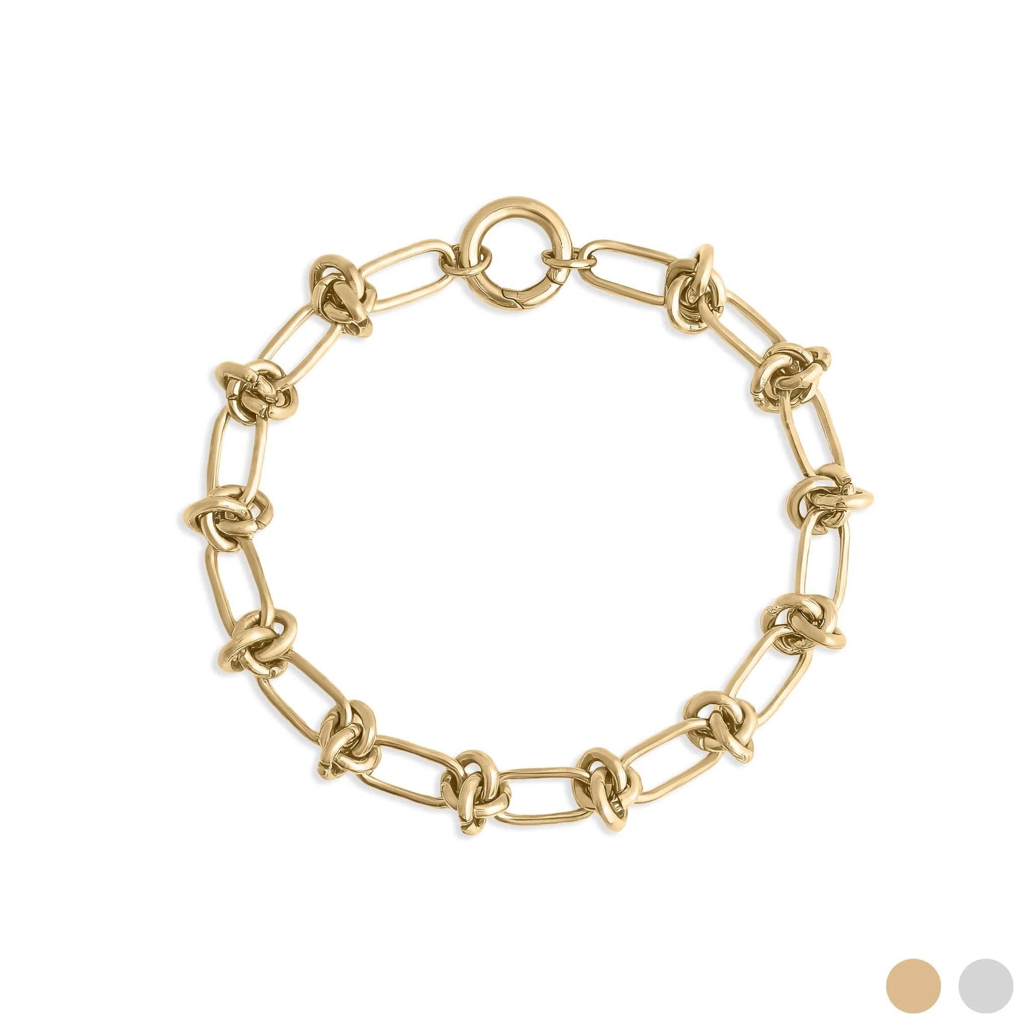Knotted Chain Bracelet
