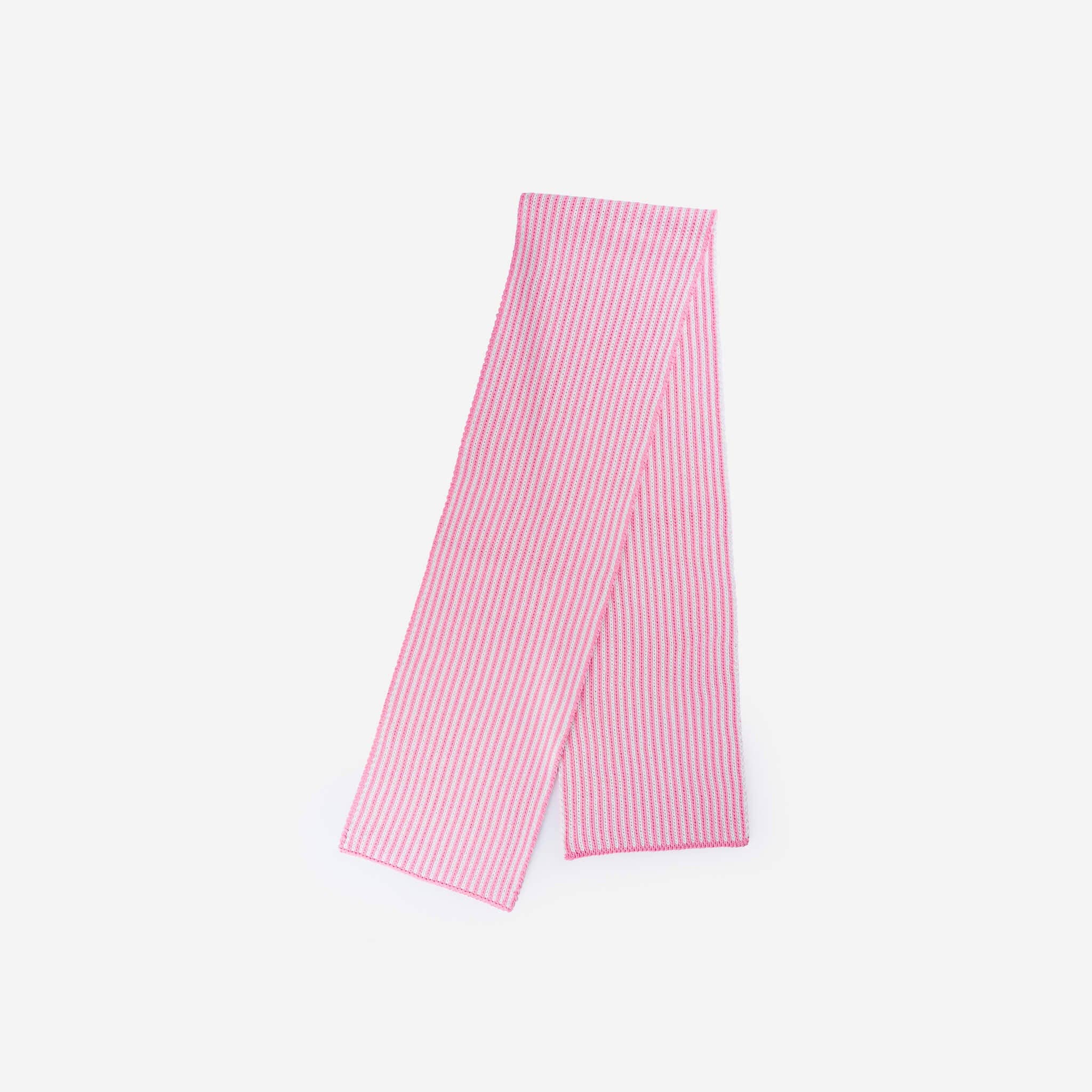 VERLOOP | knits - Pinstripe Big Scarf: Pink White