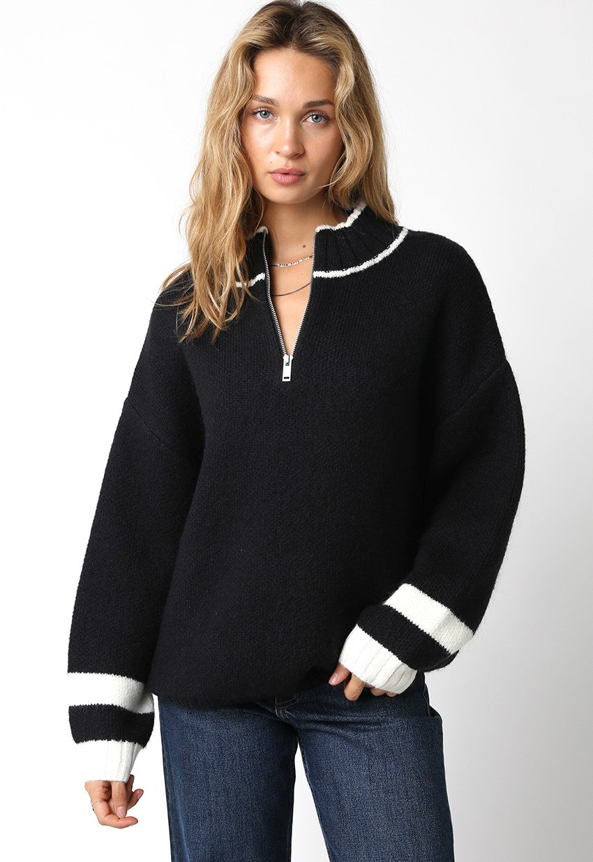 Audrey Quarter Zip Sweater