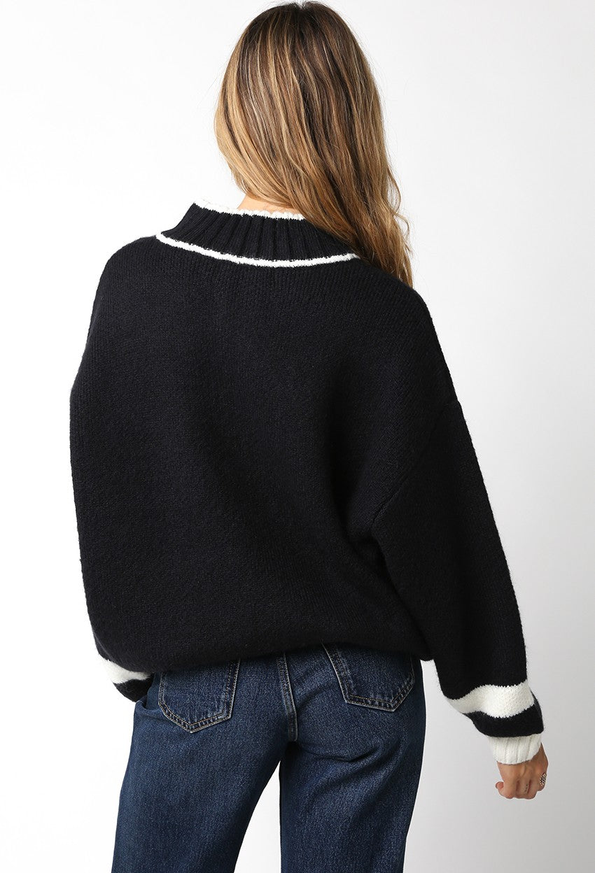 Audrey Quarter Zip Sweater