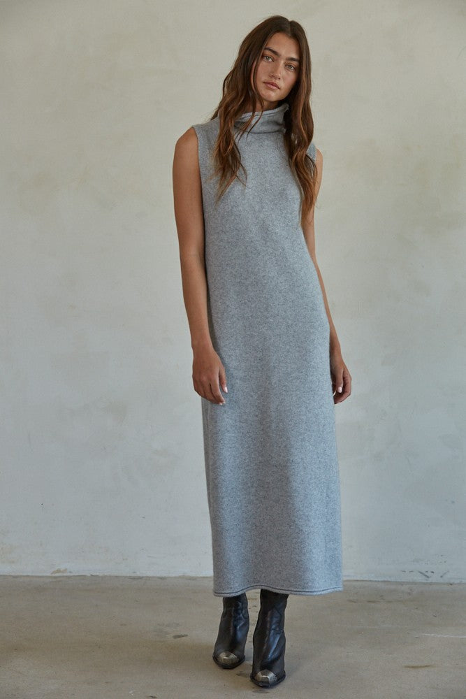 Maeva Sweater Maxi Heather Grey