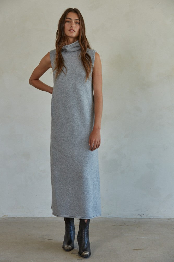 Maeva Sweater Maxi Heather Grey