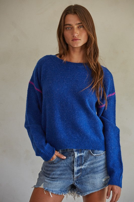 All Set Pullover - Blue