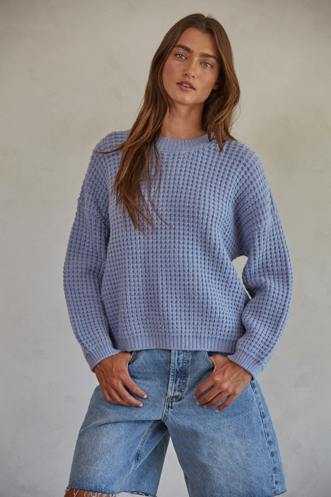 Boston Waffle Knit Pullover