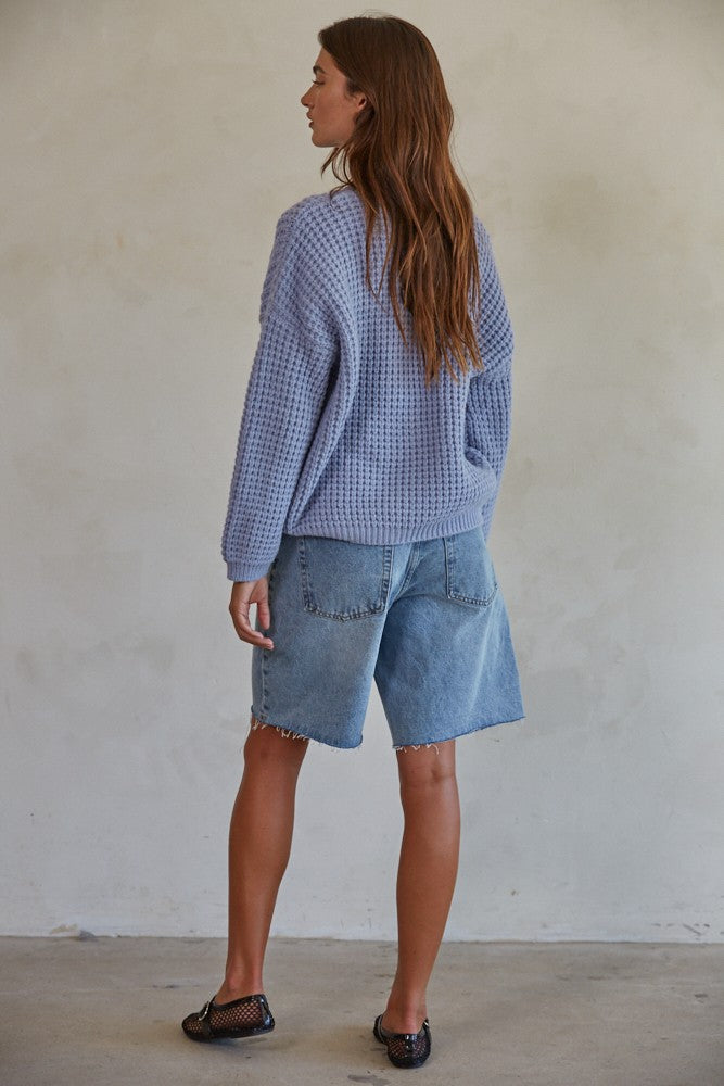 Boston Waffle Knit Pullover
