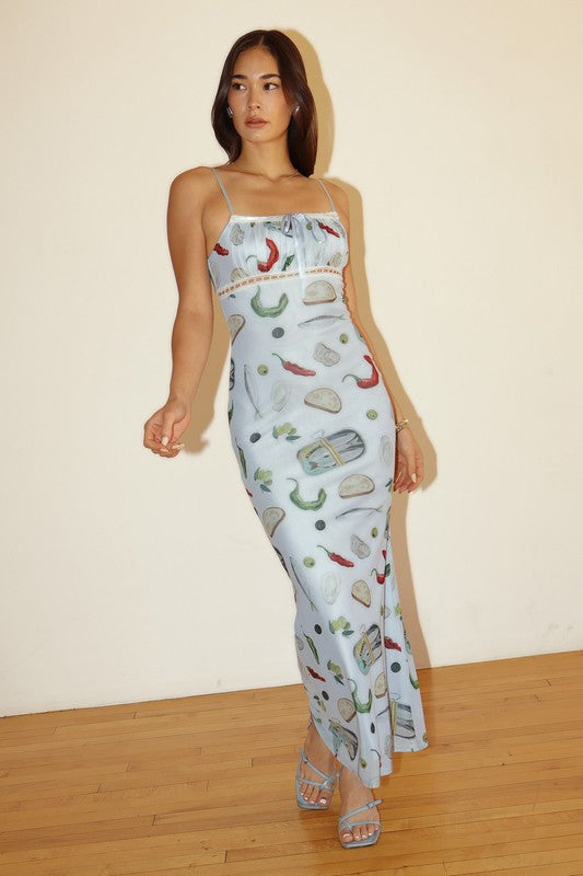 Spicy Sardine Maxi Dress