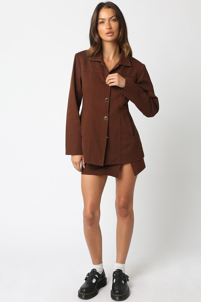 Aylin Slit Mini Skirt