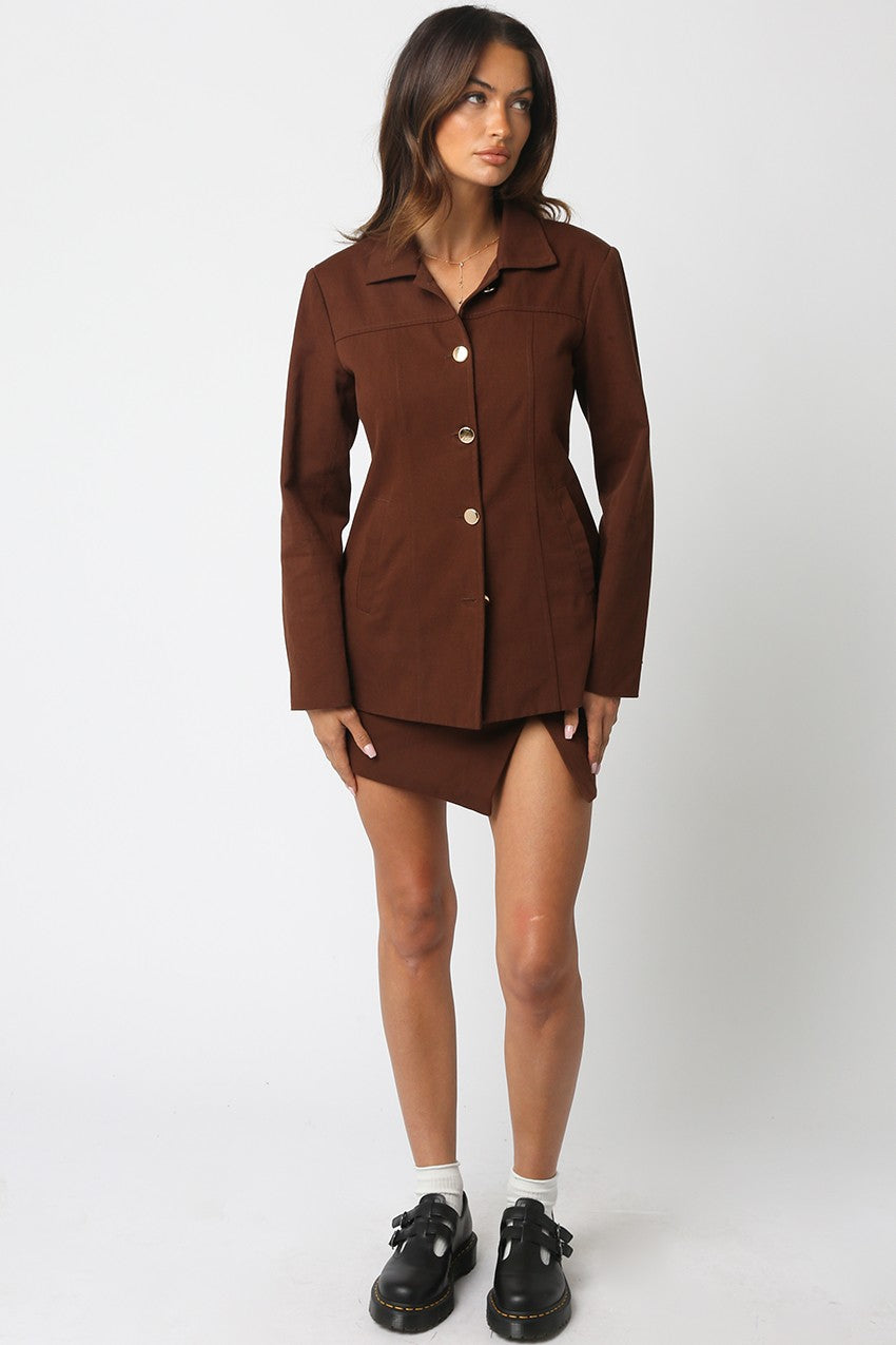 Aylin Slit Mini Skirt