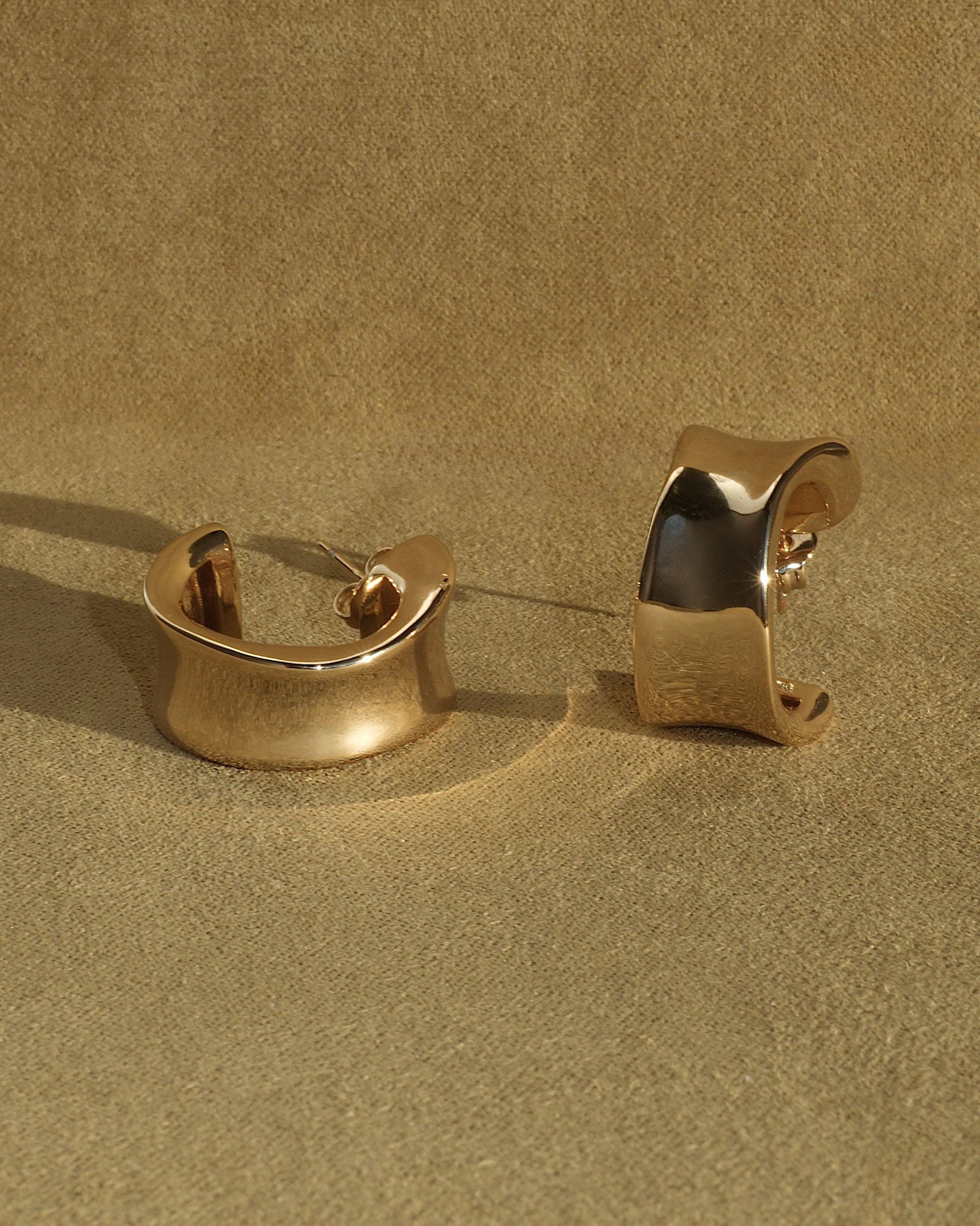 Zara Volume Hoops - Gold