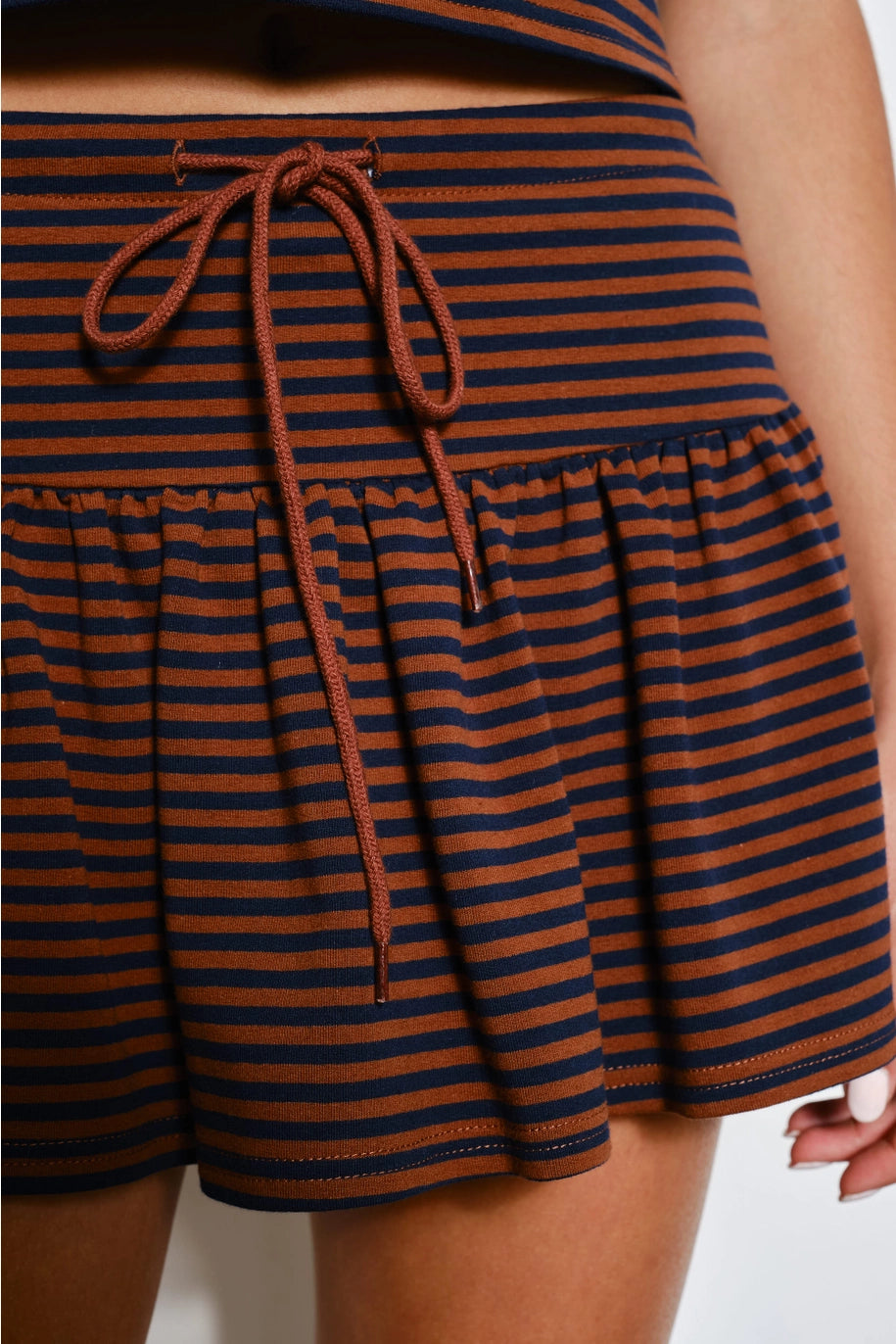 Franklyn Striped Skort