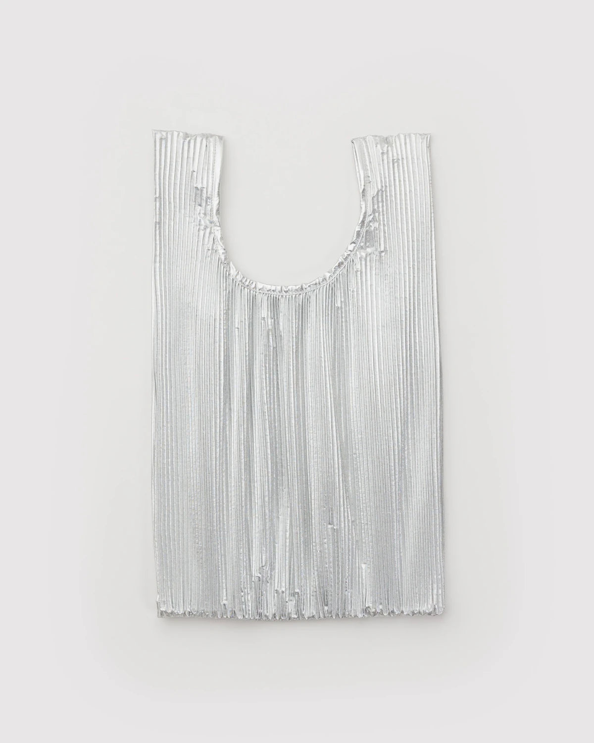 Pleated Baggu - Chrome